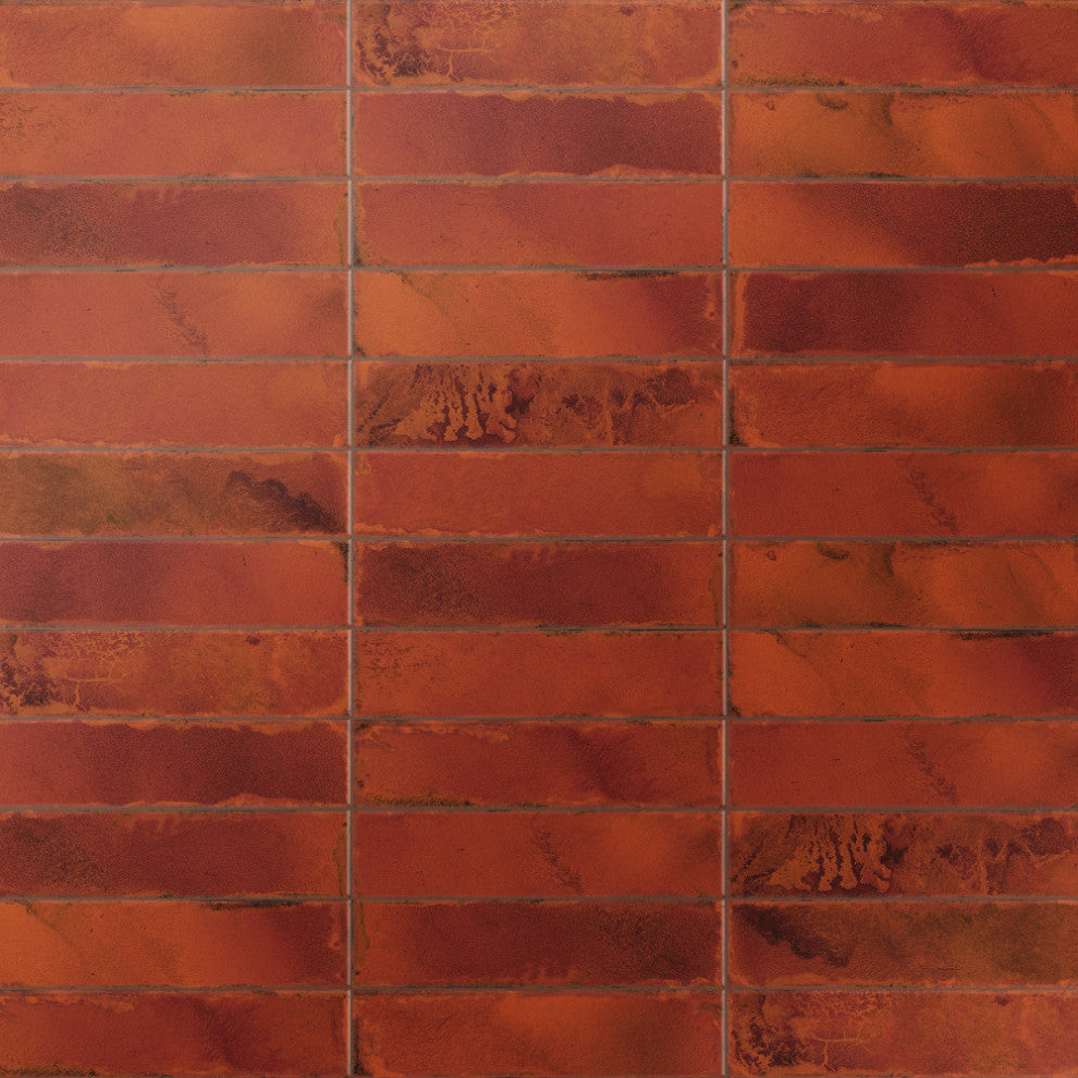 Luca Lava with Antimicrobial Glaze Ceramic Wall Tile