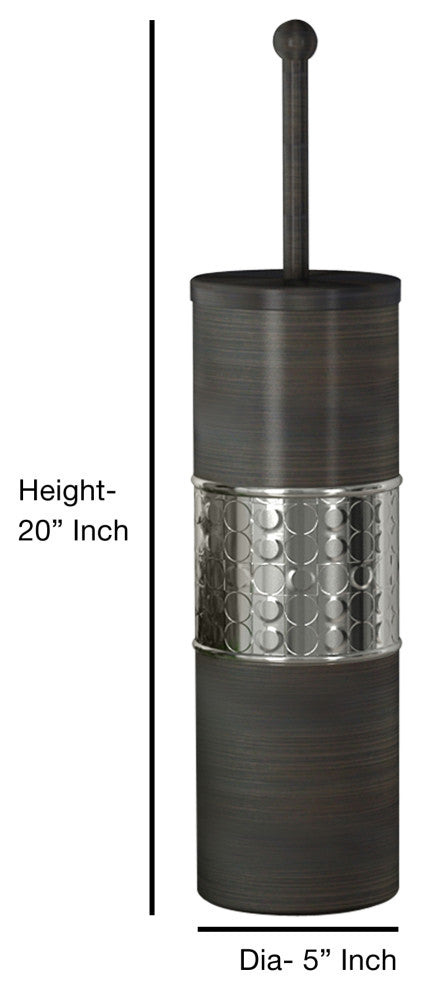 nu steel Flannel Mod Toilet Brush Holder