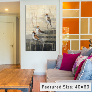 "Evening Sanctuary III Gallery" by Avery Tillmon, 40x26x1.5"