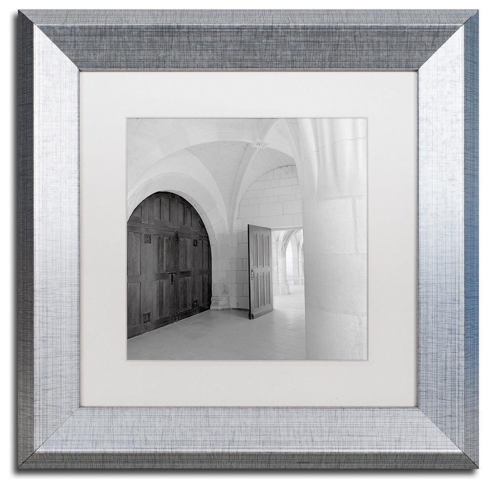 Alan Blaustein ''Amboise I'' Art, Silver Frame, White Mat, 11x11