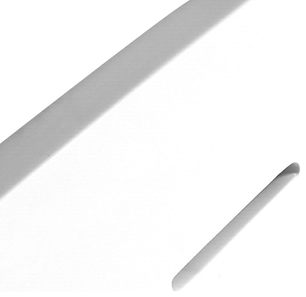67" Stone Resin Solid Surface Freestanding Bathtub, Matte White