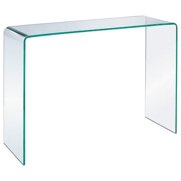 Waterfall Narrow Console Table, 30"