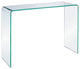 Waterfall Narrow Console Table, 30"