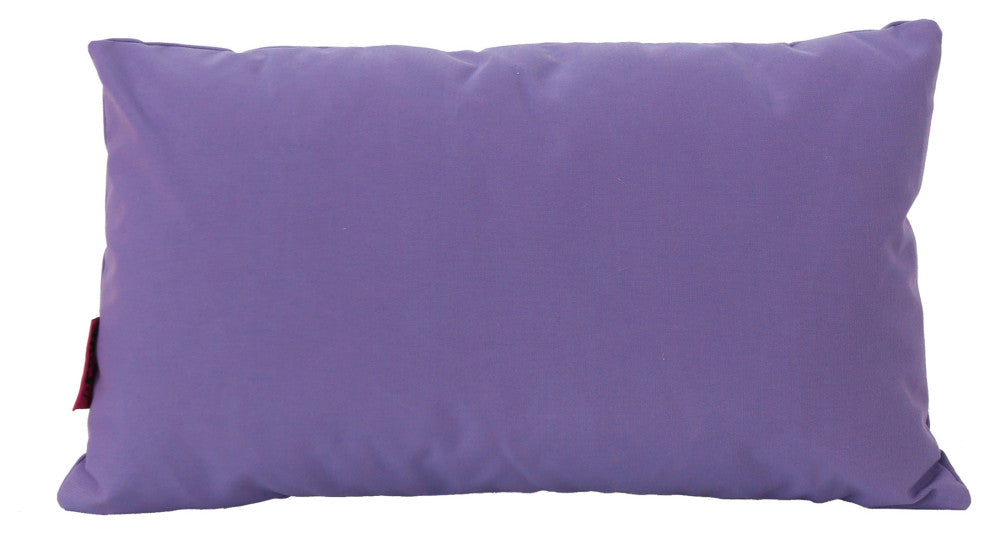 GDF Studio Coronado Outdoor Water Resistant Rectangular Throw Pillow, Purple, Si