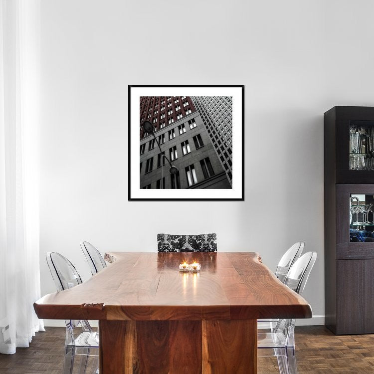 "Twinlight" Framed Digital Print by Gilbert Claes, 38"x38"