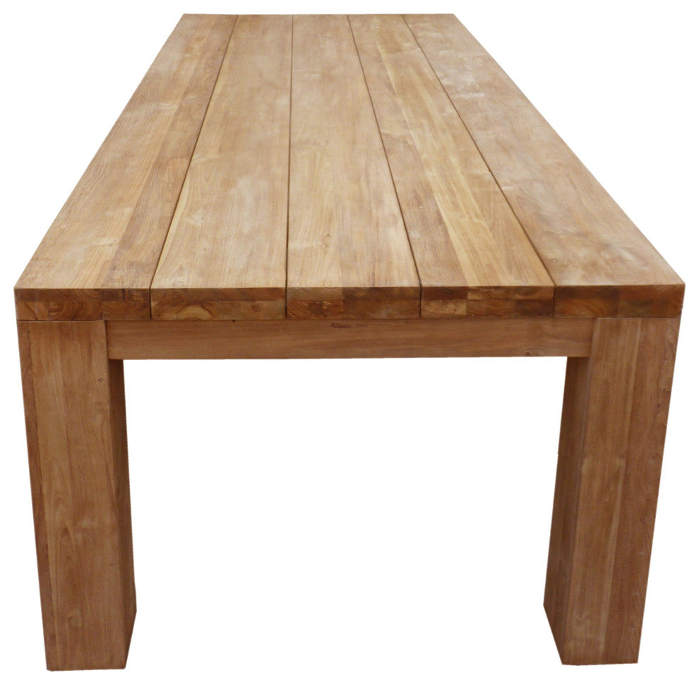 Recycled Teak Wood Marbella Dining, 102"