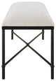 Uttermost Avenham Black Framed bench