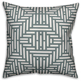 Aztec Line Pattern 26x26 Spun Poly Pillow