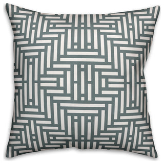Aztec Line Pattern 26x26 Spun Poly Pillow