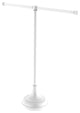Vanity Top 2 Arm Guest Towel Holder, Matte White