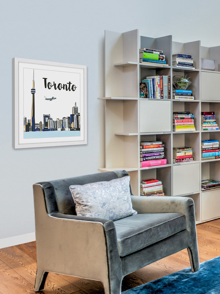 "Toronto Lakeview" Framed Print by Molly Rosner