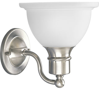 Progress Lighting 1-100W Medium Bath Bracket, Brushed Nickel