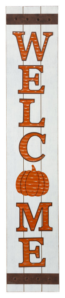 42"H Fall Wooden "WELCOME" Porch Sign
