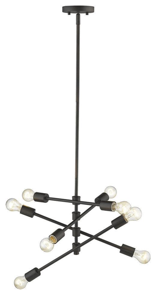 Calix 8-Light Oil-Rubbed Bronze Pendant