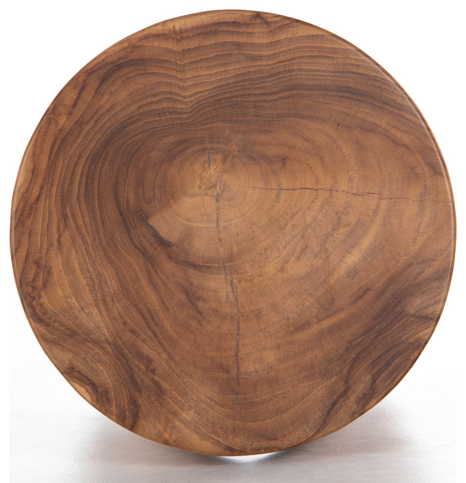 Petros Outdoor End Table-Natural Teak