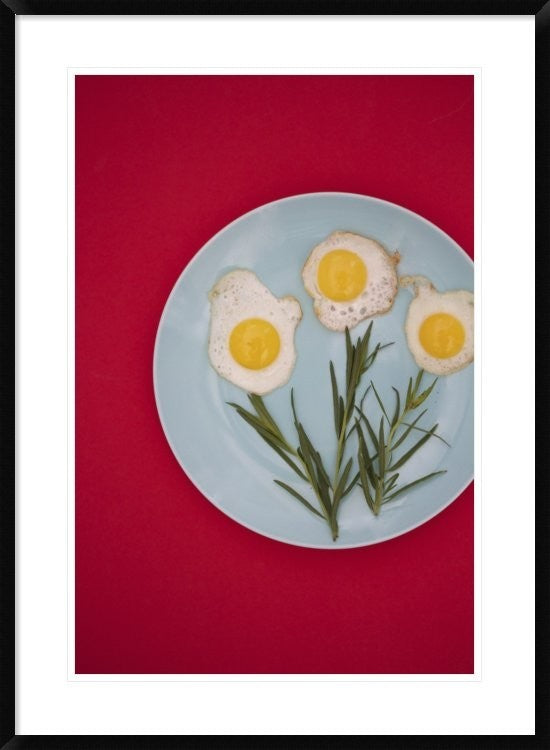 "Flower Eggs" Framed Digital Print by Sarah Saratonina, 28"x38"