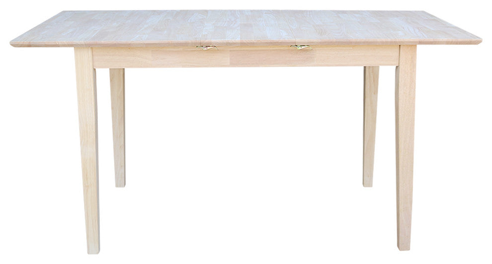 International Concepts Unfinished Rectangular Shaker Dining Table