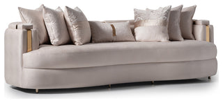 Carmela Mansion Sofa Almond/Gold