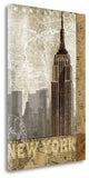 "Autumn In New York" By Keith Mallett, Giclee Print on Gallery Wrap Canvas
