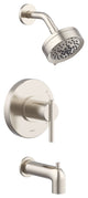 ParmaÂ® Tub & Shower Trim Kit, 1.75gpm with 5-Function Showerhead, Brushed Nickel