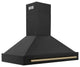 ZLINE 48" Black Stainless Range Hood with Champagne Bronze (BS655-48-CB)
