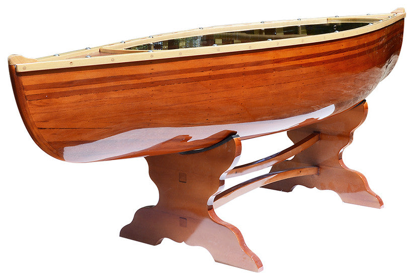 Canoe Table 5 Feet handmade wooden boat