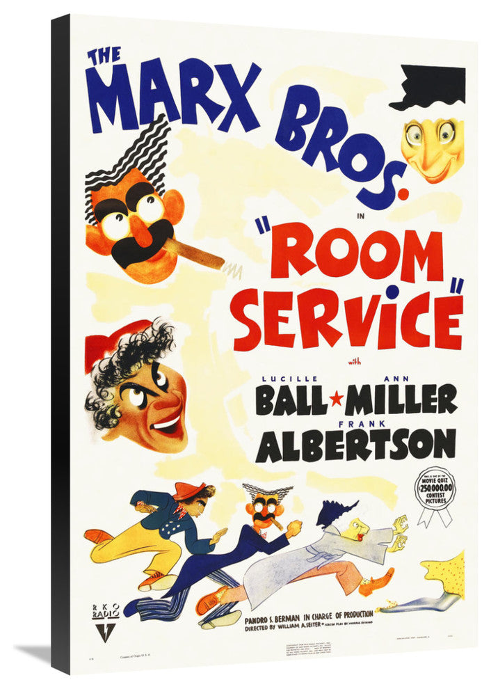 "Marx Brothers - Room Service 04" Canvas by Hollywood Photo Archive, 20x30"