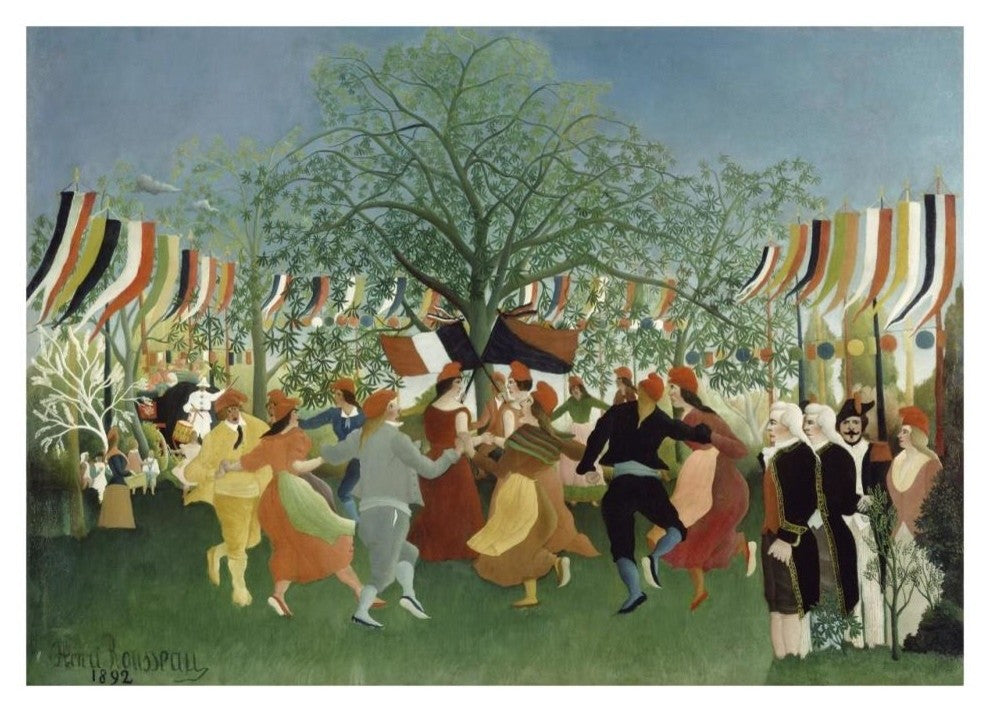 "A Centennial of Independence" Digital Paper Print by Henri Rousseau, 32"x23"
