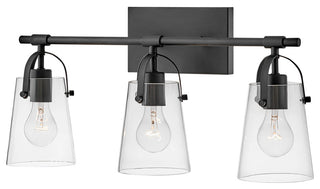 Hinkley Foster Medium Three Light Vanity, Black