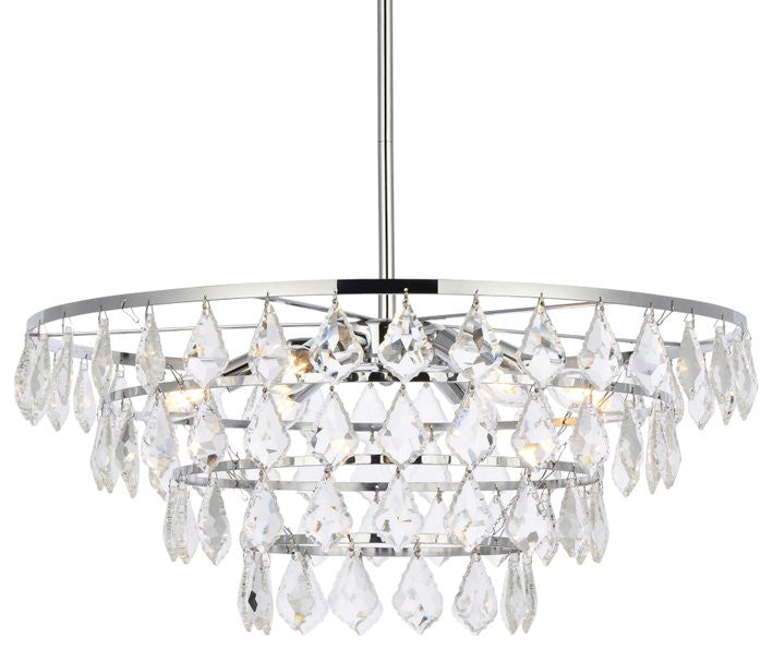 Evan 24" Pendant, Chrome