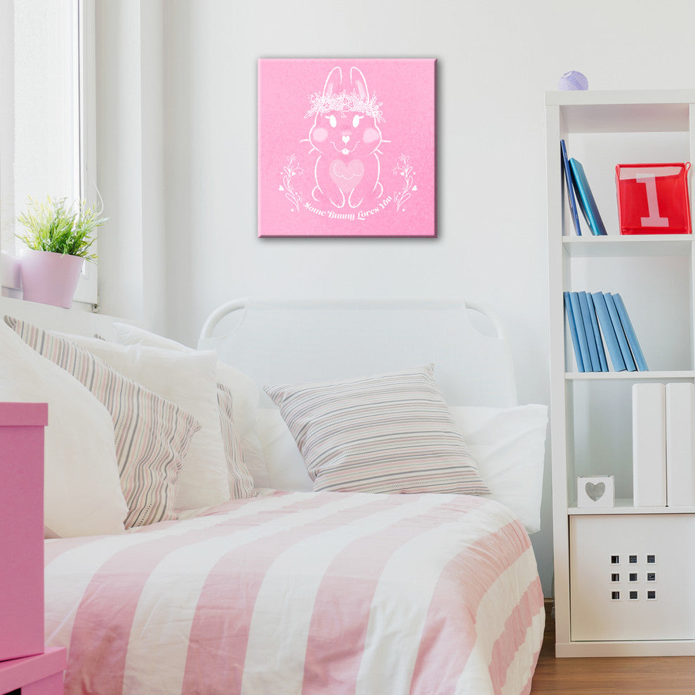 Ready2HangArt ''Some Bunny Loves You'' Canvas Art, (Xs) 12" Hx12" W