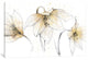 "Gilded Graphite Floral Trio" by Avery Tillmon, 40x26x1.5