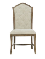 Bernhardt Rustic Patina Side Chair, Peppercorn Finish