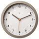 8" Studio Wall Clock Helio White