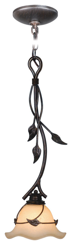 Vine 7-1/2" Mini Pendant Oil Shale