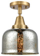 Innovations Lighting 447-1C-BB-G78 Large Bell 1 Light 8" Flush Mount