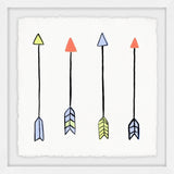 "It's All up from Here" Framed Painting Print, 12"x12"