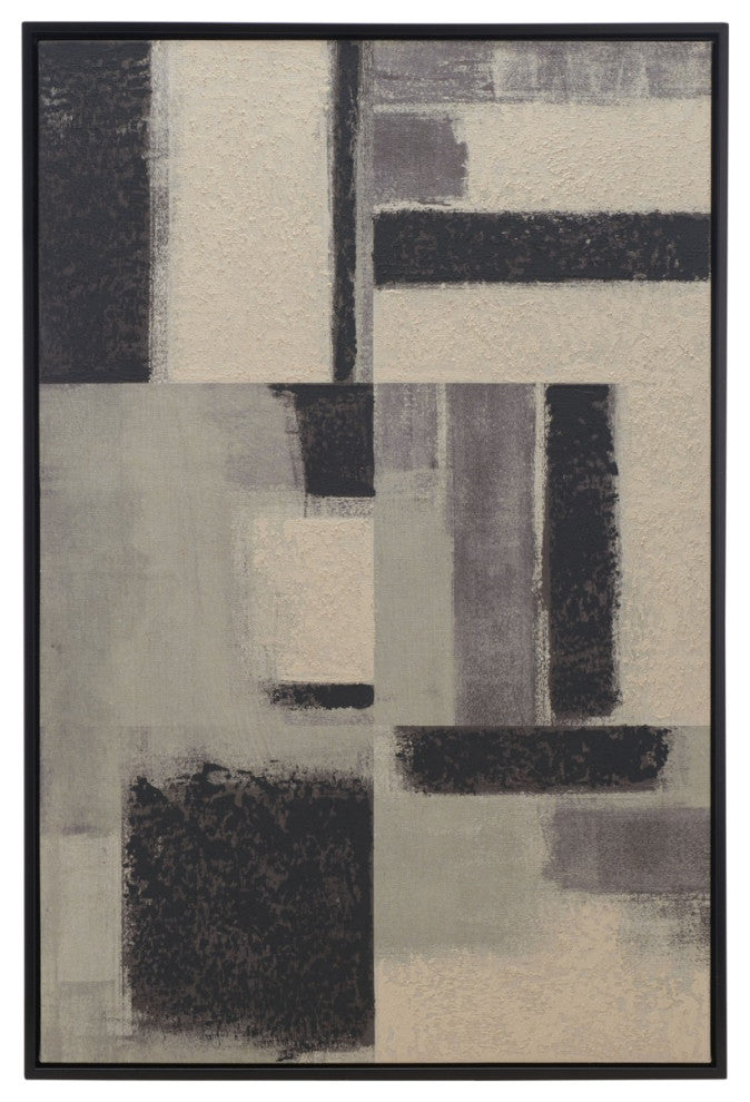 Safavieh Blurred Lines 24 x 36 Wall Art