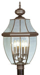 Monterey Outdoor Post Head, Bronze