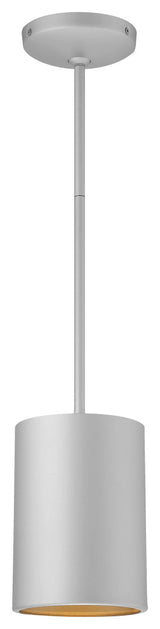 Pilson XL Short Pendant, Matte Black Finish, Satin, Rigid Stem