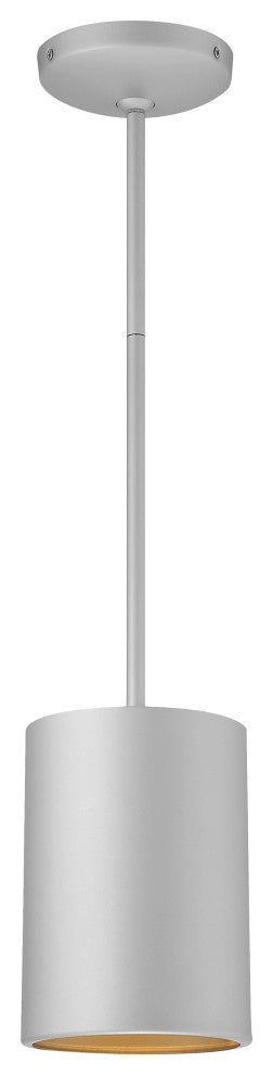 Pilson XL Short Pendant, Matte Black Finish, Satin, Rigid Stem