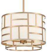 Danielson 4 Light Chandelier, Vibrant Gold