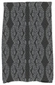 Dotted Decor 18"x30" Black Stripe Print Hand Towel