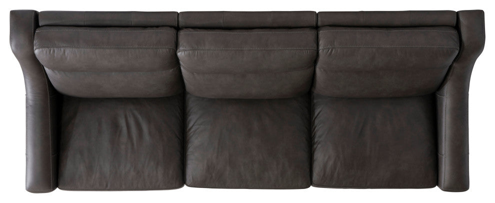 Bernhardt Germain Leather Power Motion Sofa