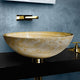 Luna Dual Textured Vessel Sink, Yellow