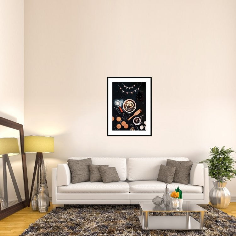 "Sweet Galaxy" Framed Digital Print by Dina Belenko, 33x44"