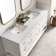 Breckenridge 72" Double Vanity, Bright White
