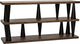 Ebony And Walnut Finish Console Table