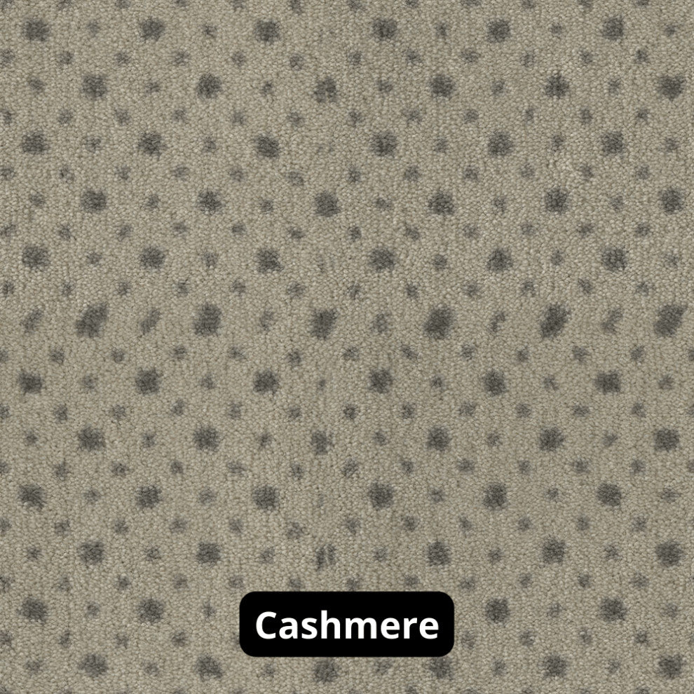Dot Design 3/8" Thick Indoor Area Rug Carpet, Cashmere, 10x10