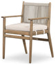 Rosen Outdoor Dining Armchair-Natural
